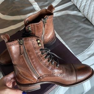 Johnston & Murphy Leather Boot
